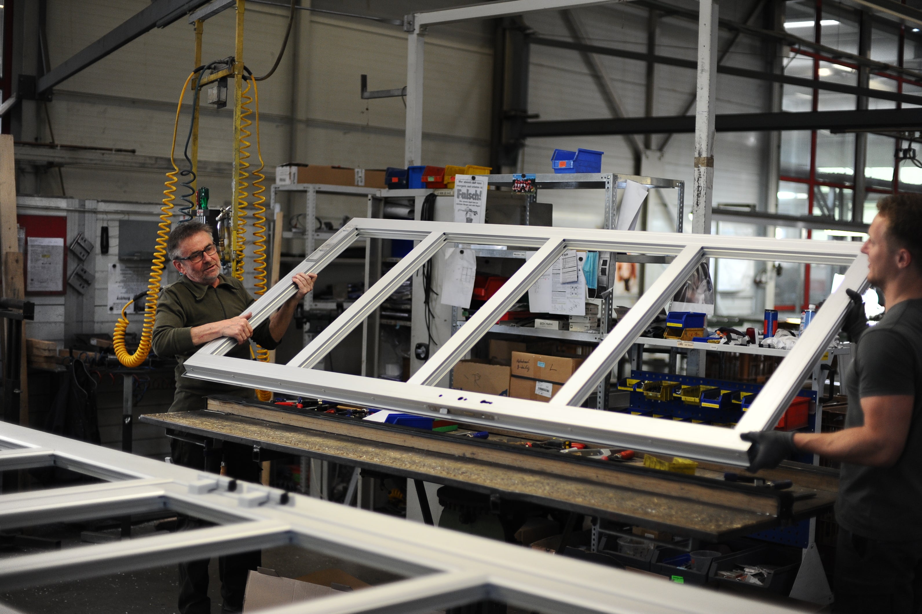 Fertigung Schiebetor